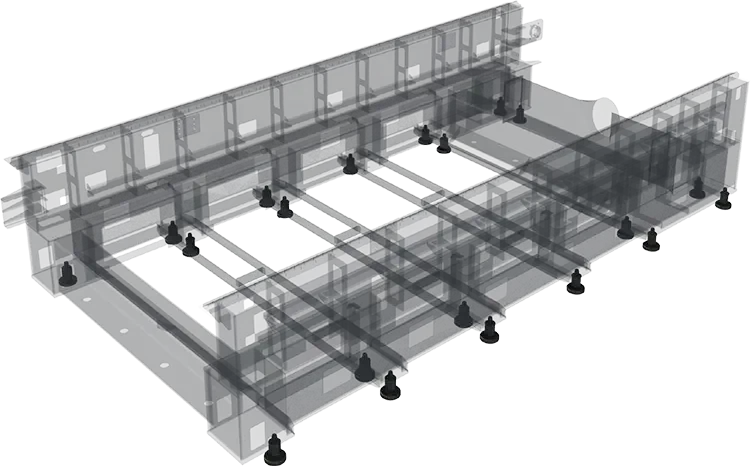 product-1-1 Self-adaptive combined support feet