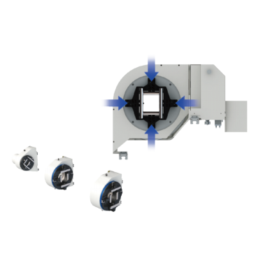 Chuck for Square/ Round Workpieces of the Same Size
