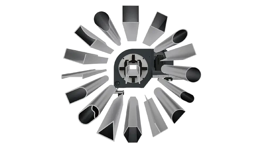 Self-adaptive combined support feet