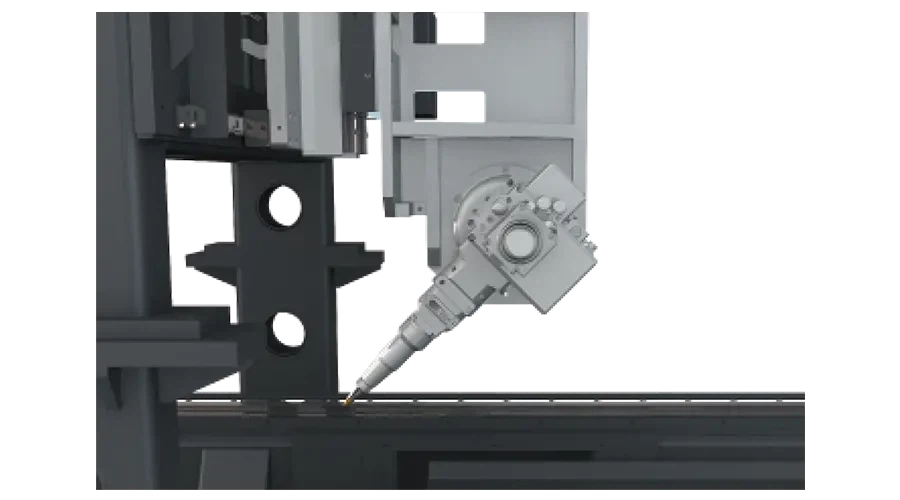 Autofocus laser cutting head