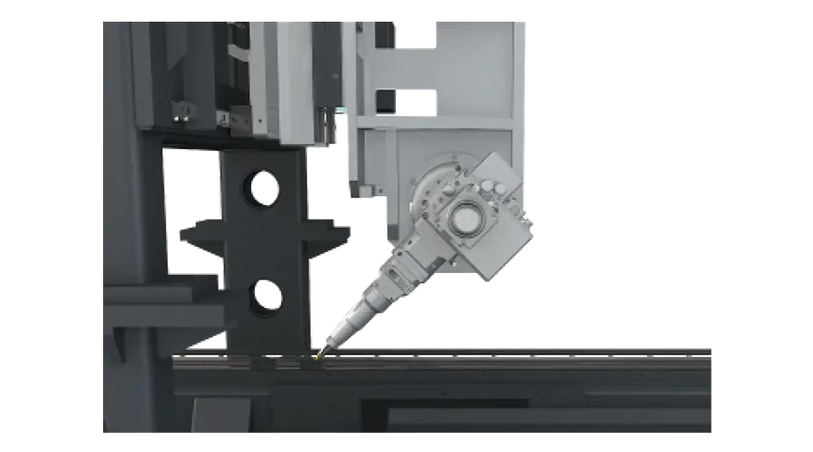 Double-sided partition dust removal